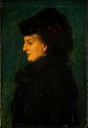 Jean-Jacques Henner Madame Uhring USA oil painting artist